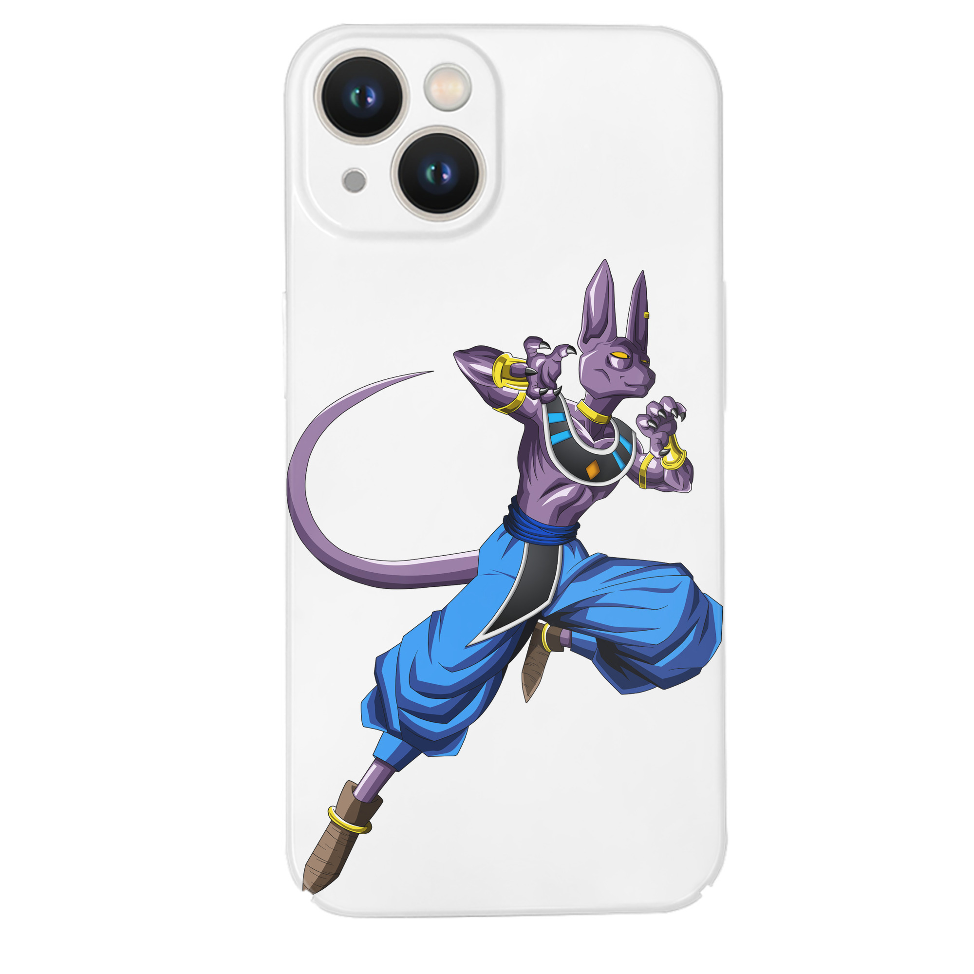 （画像用） ドラゴンボール ビルス 破壊神ビルス DRAGON BALL Beerus Birusu 【iPhone 14シリーズ対応】ハードケース